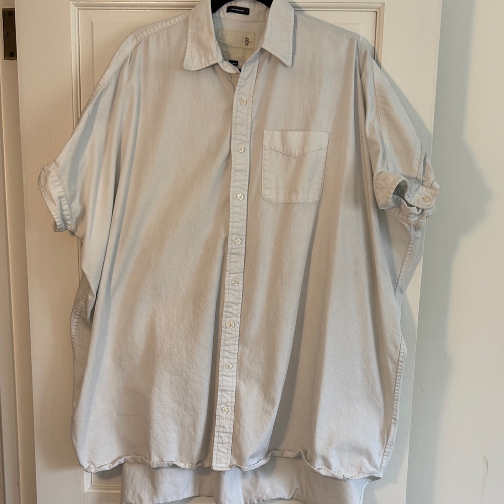 R13 Boxy Oversized Shirt Dress - Picture 2 of 6
